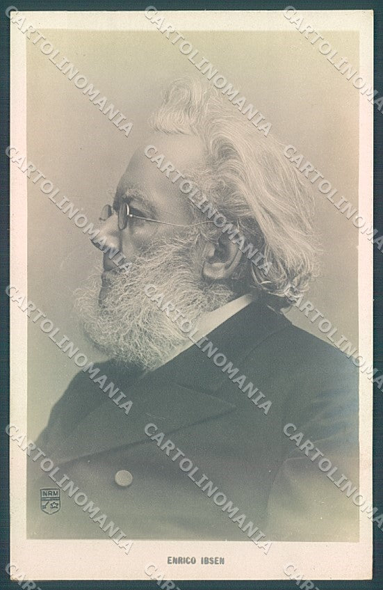 Norvegia Skien Ibsen Henrik Poeta Drammaturgo Foto cartolina JK2616 – fronte