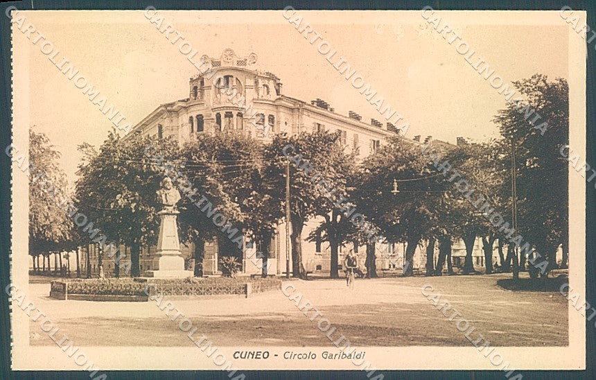 Cuneo Città Monumento Circolo Garibaldi cartolina JK2623 – fronte