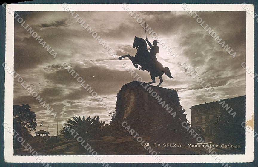 La Spezia Città Monumento Garibaldi Foto cartolina JK2624 – fronte