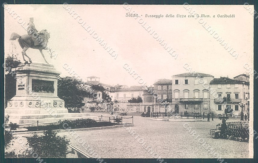 Siena Città Monumento Garibaldi cartolina JK2626 – fronte