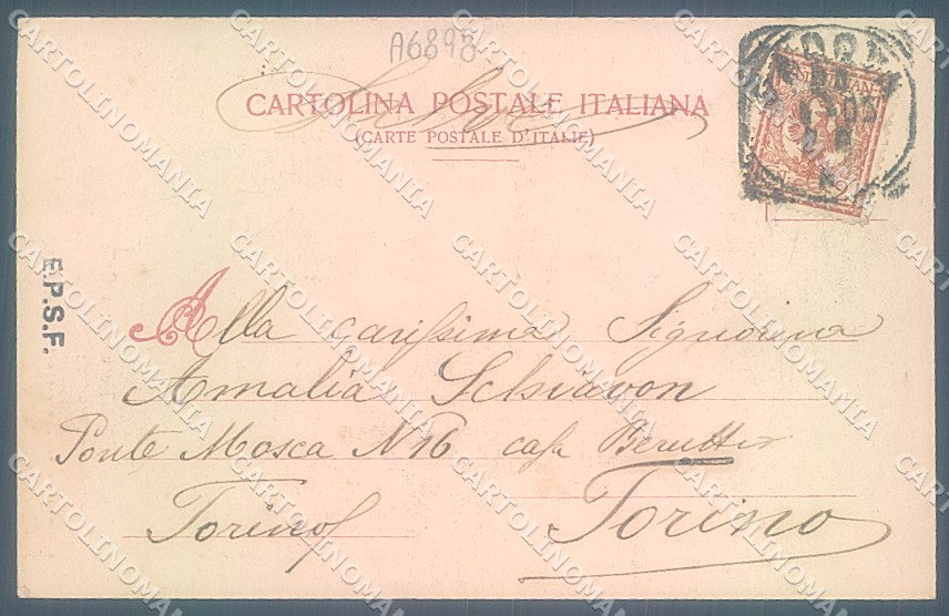 Rovigo Città Monumento Garibaldi cartolina JK2627 – retro