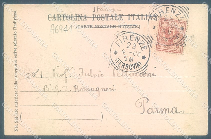 Forlì Selvapiana Petrarca cartolina JK2647 – retro