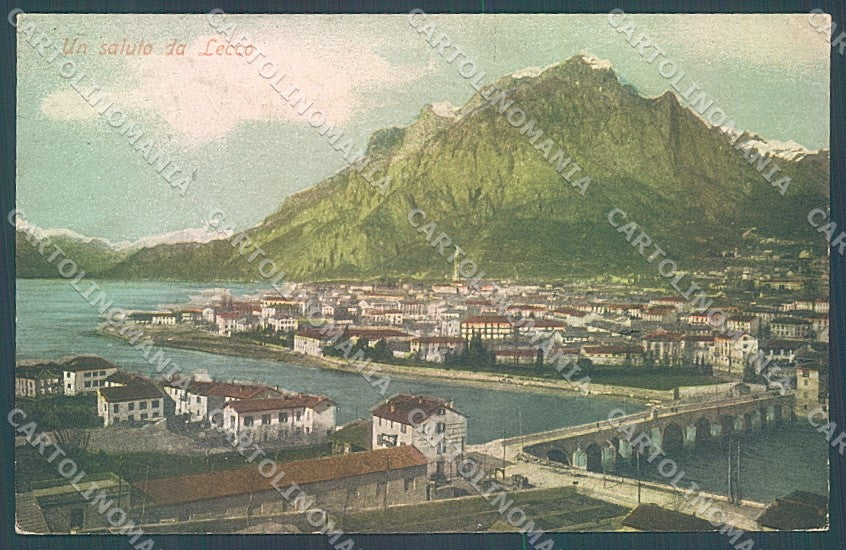 Lecco Città saluto da cartolina JK2657 – fronte