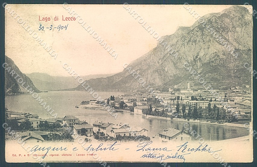 Lecco Città Lago cartolina JK2658 – fronte