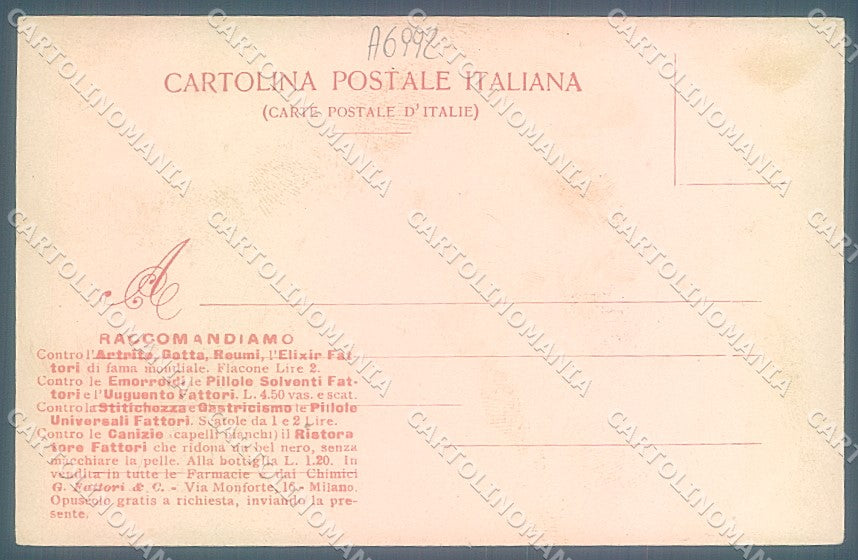 Lecco Ponte Azzone Visconti Resegone cartolina JK2662 – retro