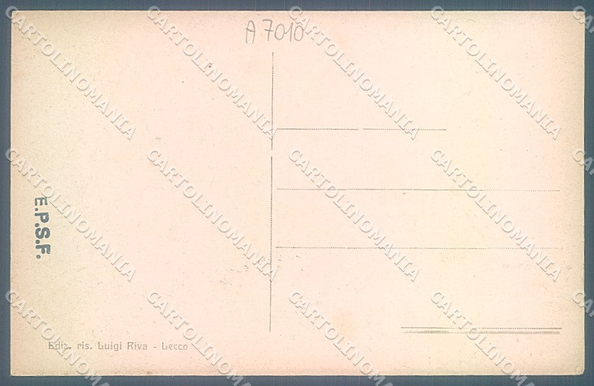 Lecco Città Battello PIEGHINE cartolina JK2672 – retro