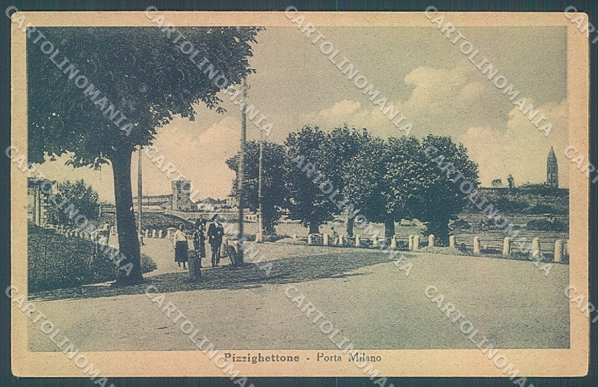 Cremona Pizzighettone Porta Milano cartolina JK2681 – fronte