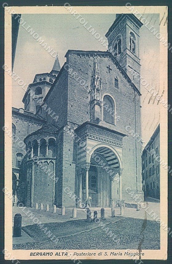 Bergamo Città Chiesa Santa Maria Maggiore cartolina JK2692 – fronte