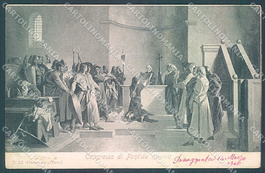 Bergamo Congresso Pontida 1167 Alterocca 2222 cartolina JK2693 – fronte