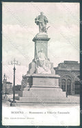 Modena Città Monumento Vittorio Emanuele PIEGHINE cartolina JK2695 – fronte