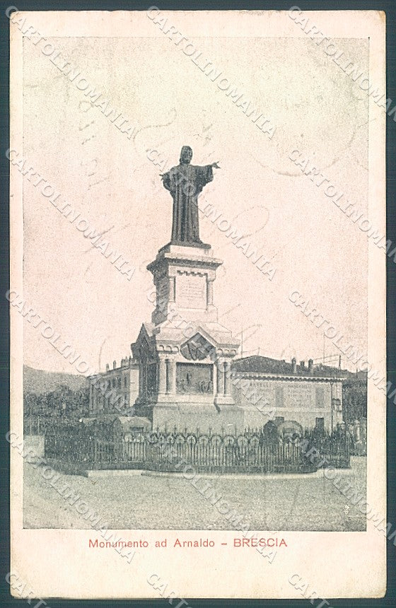 Brescia Città Monumento Arnaldo cartolina JK2704 – fronte