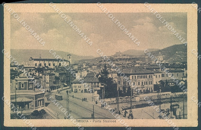 Brescia Città Porta Stazione Tram cartolina JK2730 – fronte