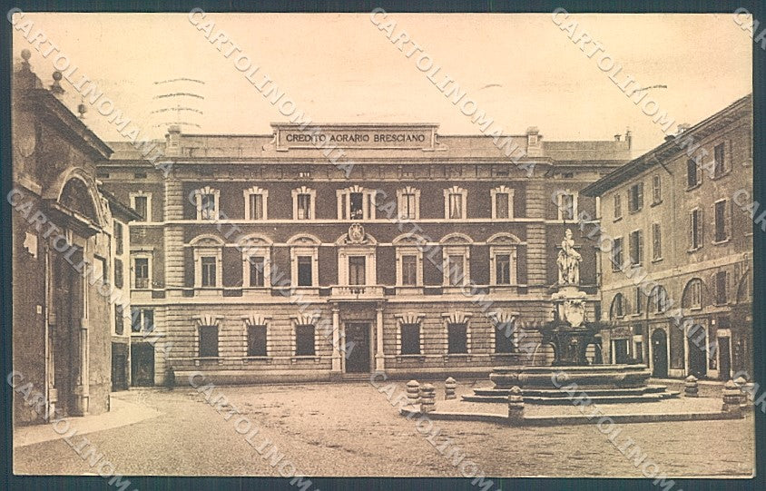Brescia Città Banca Credito Agrario Bresciano cartolina JK2733 – fronte
