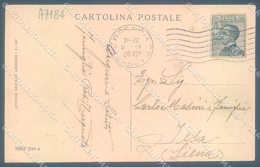 Brescia Città Banca Credito Agrario Bresciano cartolina JK2733 – retro