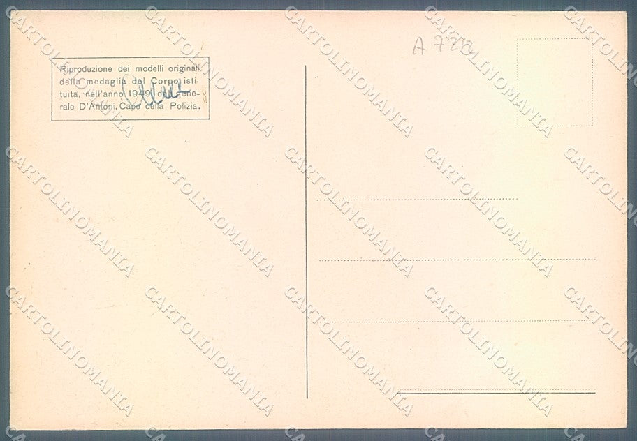 Roma Polizia di Stato FG cartolina JK2734 – retro