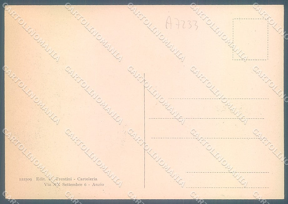 Roma Anzio Spiaggia FG cartolina JK2735 – retro