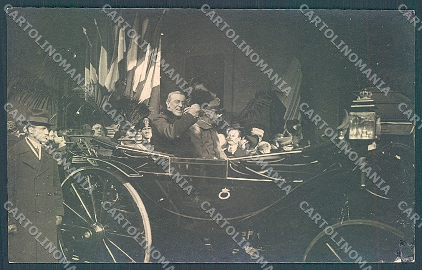 Roma ? Savoia Wilson Bandiere Foto cartolina JK2736 – fronte