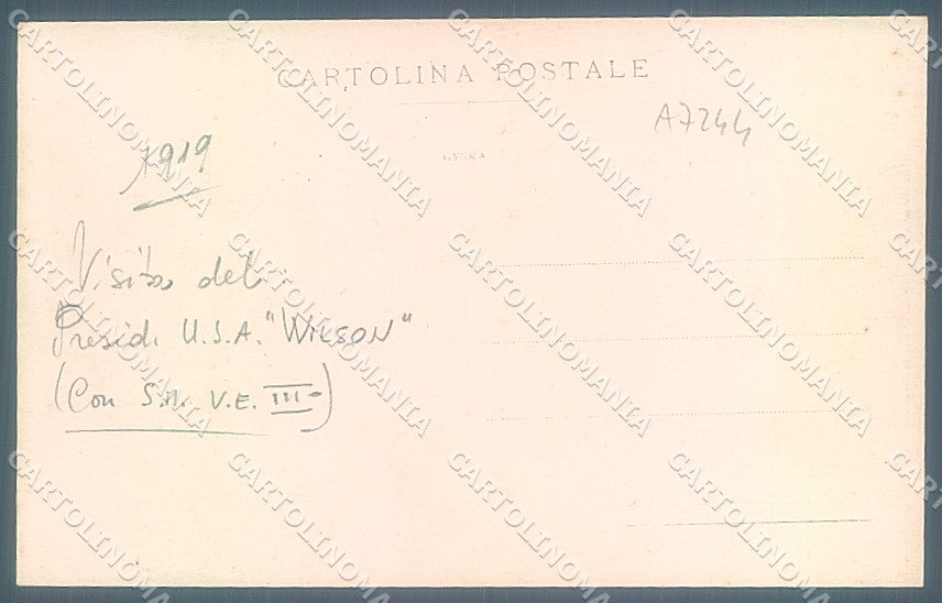Roma ? Savoia Wilson Bandiere Foto cartolina JK2736 – retro