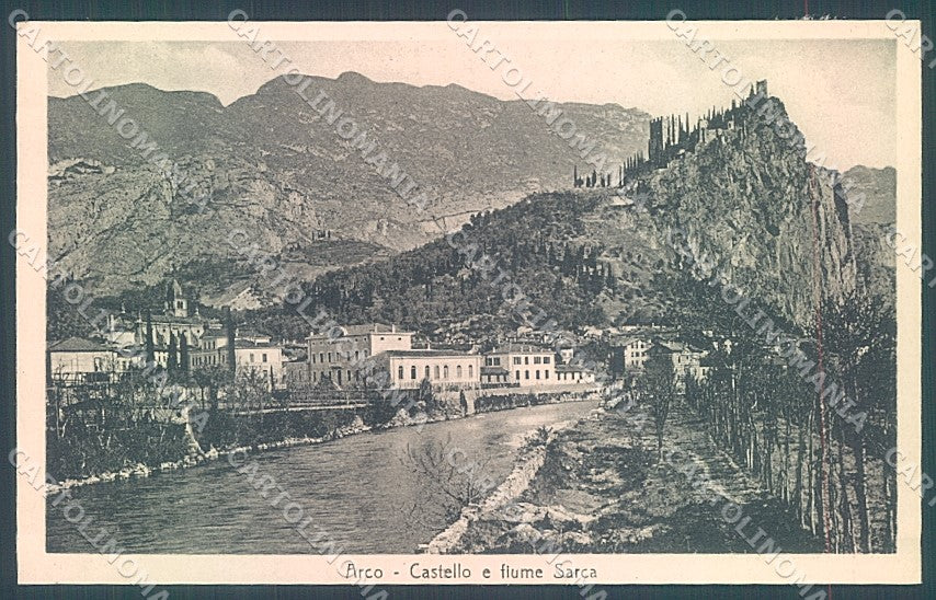 Trento Arco Castello Fiume Sarca Stengel cartolina JK2737 – fronte
