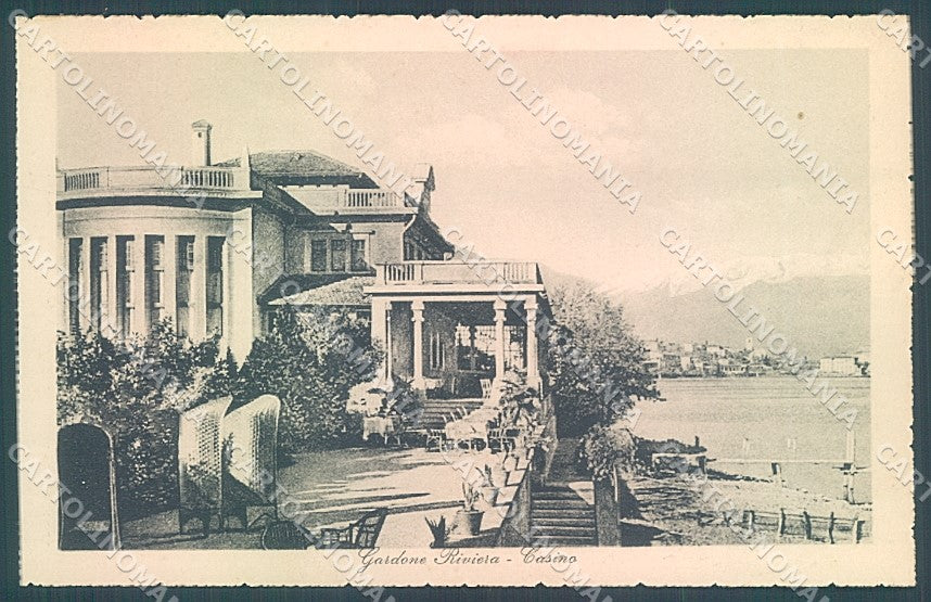 Brescia Gardone Riviera Casinò SCOLLATA cartolina JK2742 – fronte