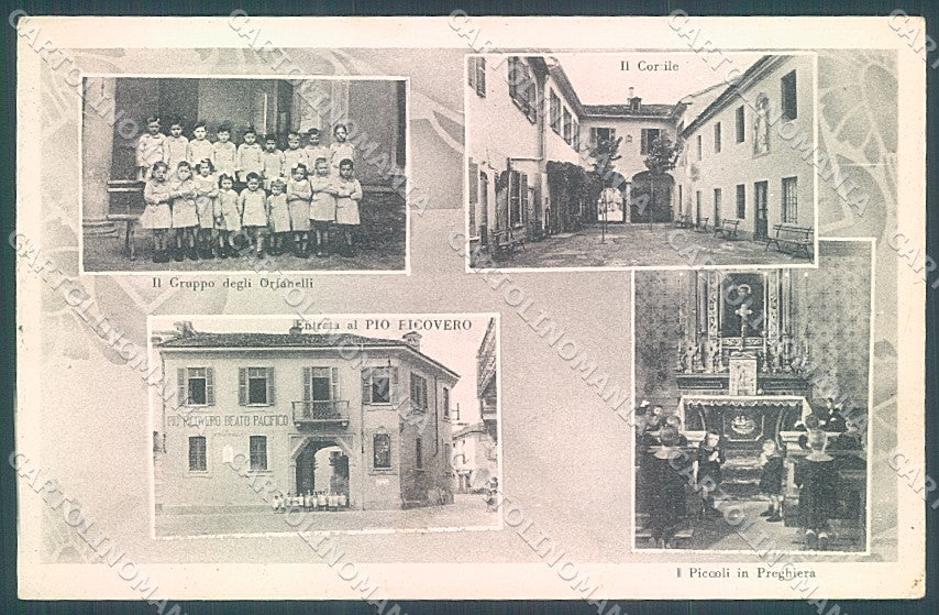 Novara Cerano Pio Ricovero Beato Pacifico cartolina JK2751 – fronte
