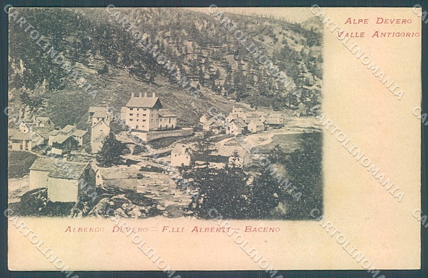 Verbania Baceno Albergo Devero cartolina JK2753 – fronte