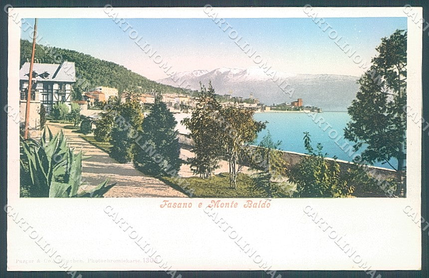 Brescia Fasano Lago di Garda Monte Baldo Purger 1306 cartolina JK2755 – fronte