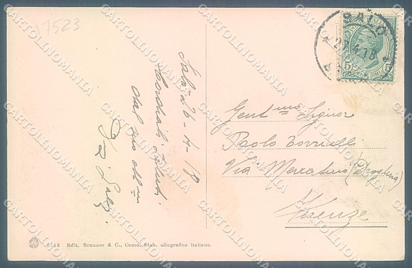 Brescia Salò Lago di Garda Brunner 2715 cartolina JK2756 – retro