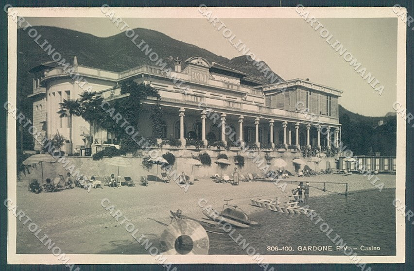 Brescia Gardone Riviera Lago Garda Casinò Foto cartolina JK2759 – fronte