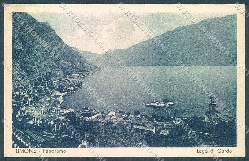 Brescia Limone Lago di Garda Brunner 308-1 cartolina JK2761 – fronte