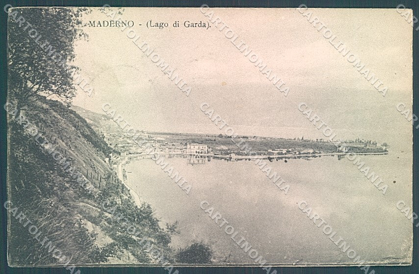 Brescia Maderno Lago di Garda PIEGHE ANGOLO SCOLLATO cartolina JK2769 – fronte
