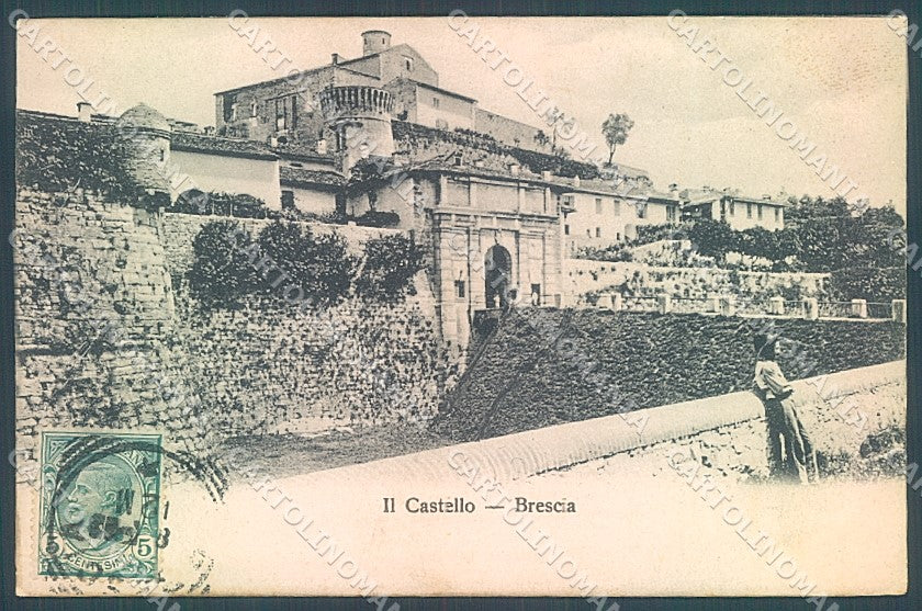 Brescia Città Castello cartolina JK2774 – fronte