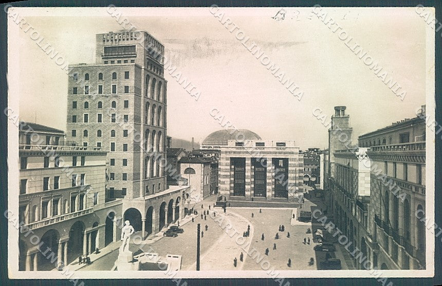 Brescia Città Piazza della Vittoria Foto cartolina JK2775 – fronte