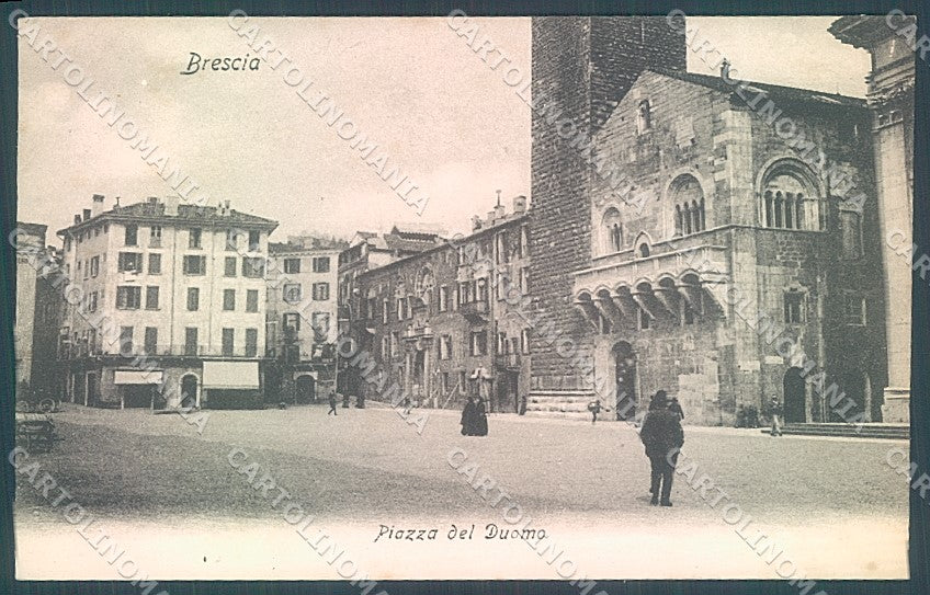 Brescia Città Piazza Duomo cartolina JK2778 – fronte