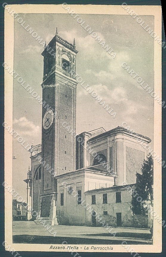 Brescia Azzano Mella Chiesa cartolina JK2787 – fronte