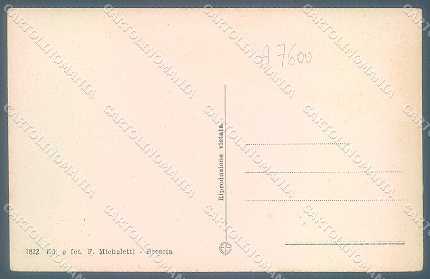 Brescia Azzano Mella Chiesa cartolina JK2787 – retro