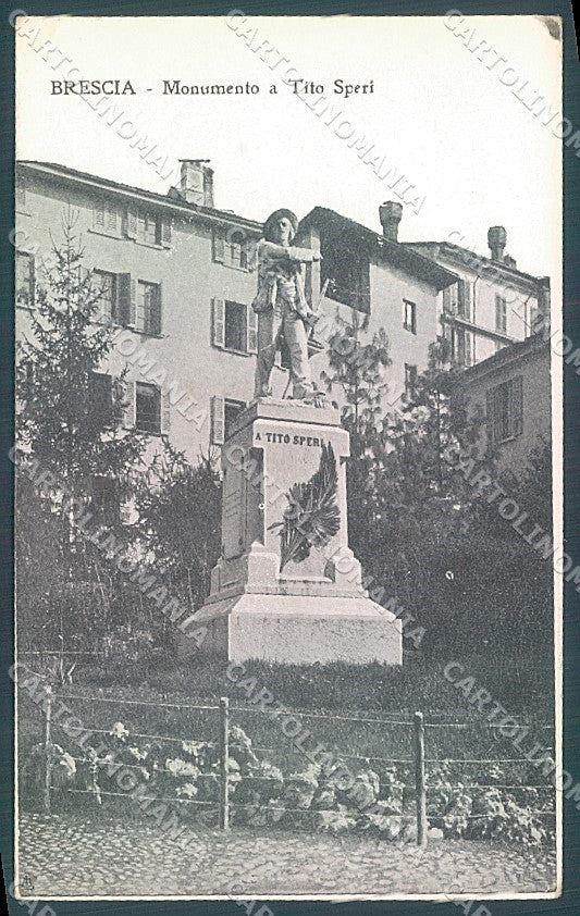 Brescia Città Monumento Tito Speri cartolina JK2788 – fronte