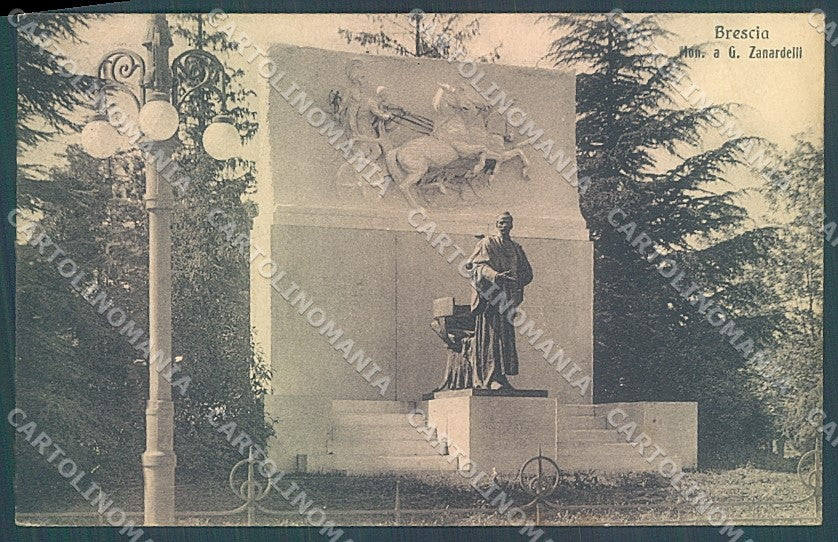 Brescia Città Monumento Zanardelli cartolina JK2790 – fronte