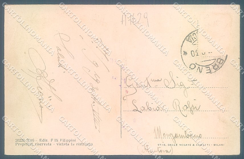 Brescia Valle di Scalve Entrata Capanne ABRASA cartolina JK2797 – retro
