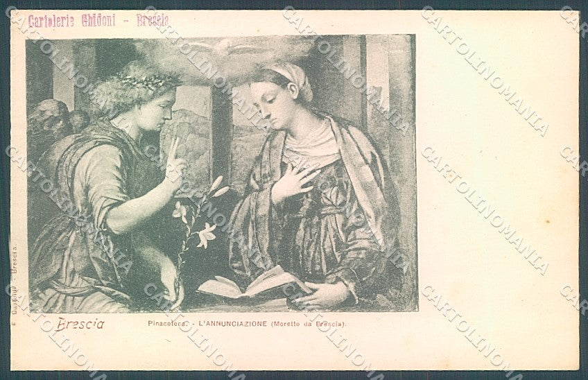Brescia Città Pinacoteca Moretto Annunciazione cartolina JK2802 – fronte