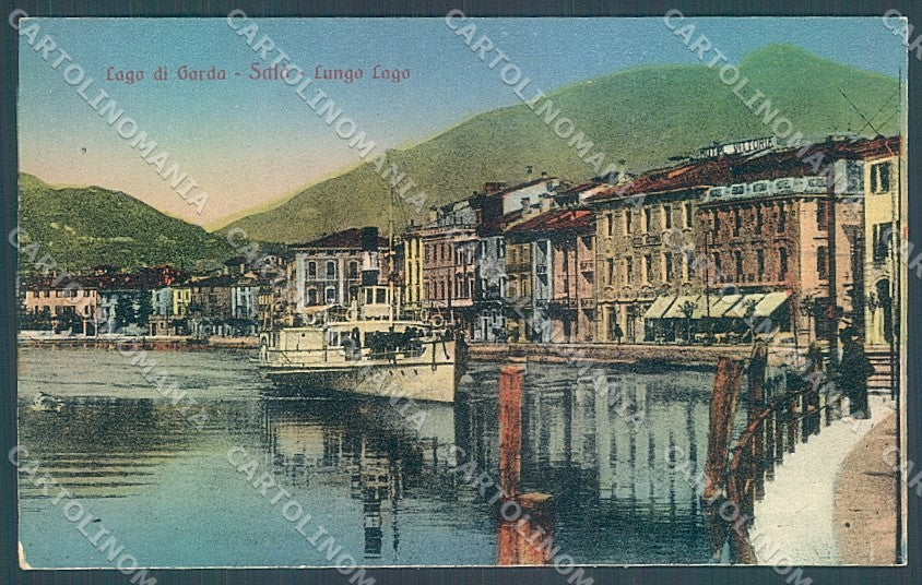 Brescia Salò Battello Lago di Garda cartolina JK2808 – fronte