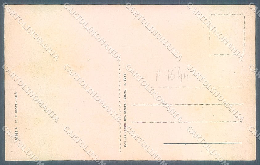 Brescia Salò Battello Lago di Garda cartolina JK2808 – retro