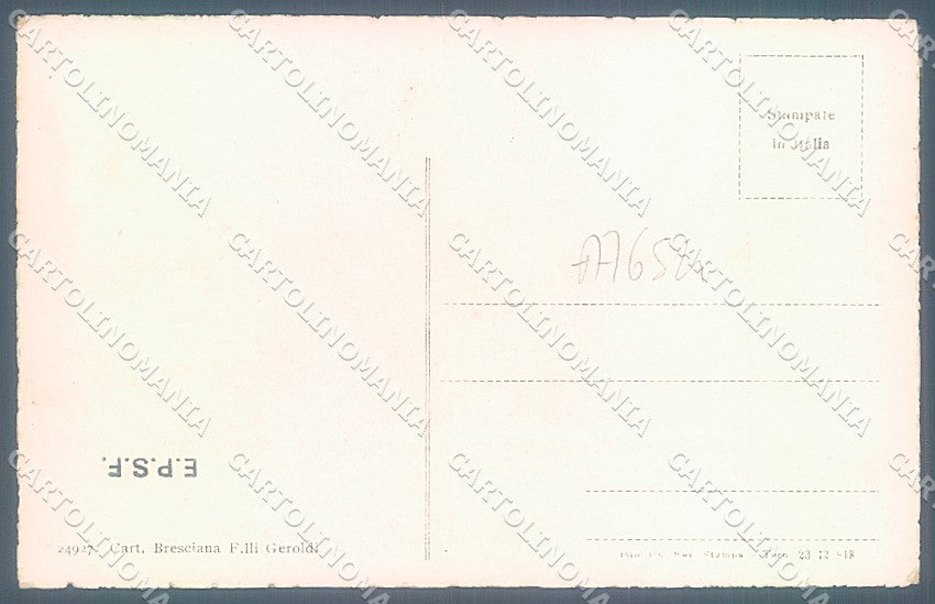 Brescia Città Tram cartolina JK2814 – retro