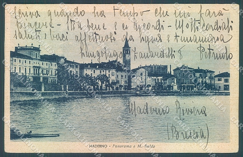 Brescia Maderno Lago Monte Baldo cartolina JK2822 – fronte