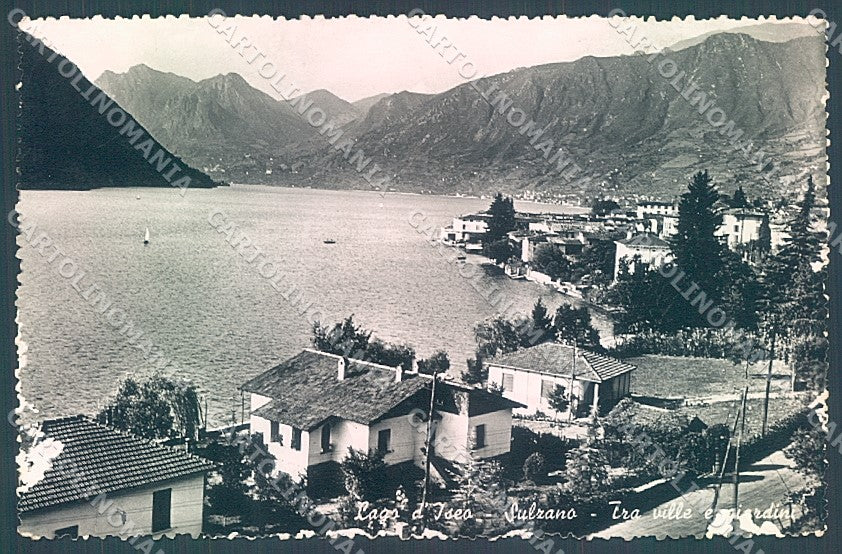 Brescia Sulzano Lago d'Iseo Foto cartolina JK2828 – fronte