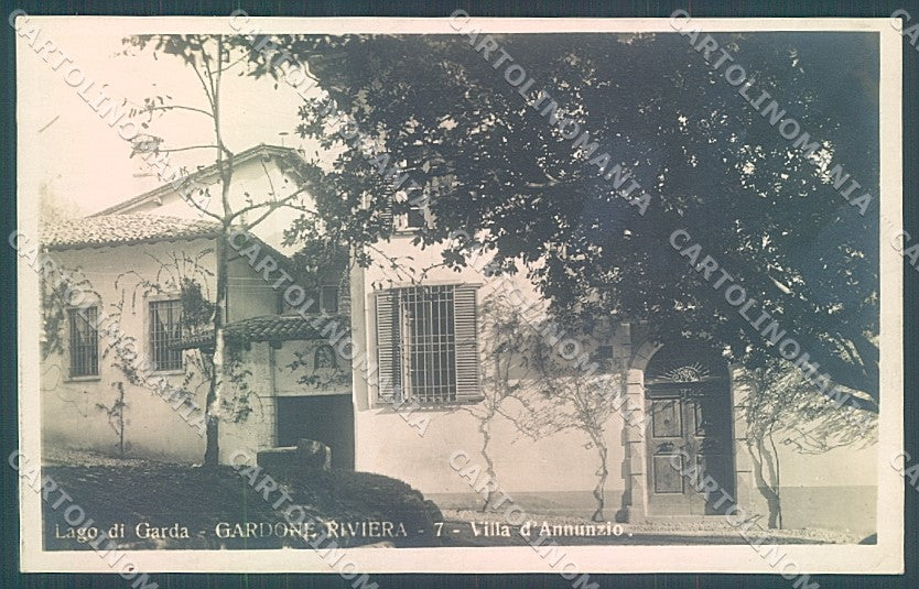 Brescia Gardone Riviera Casa D'Annunzio Foto cartolina JK2832 – fronte