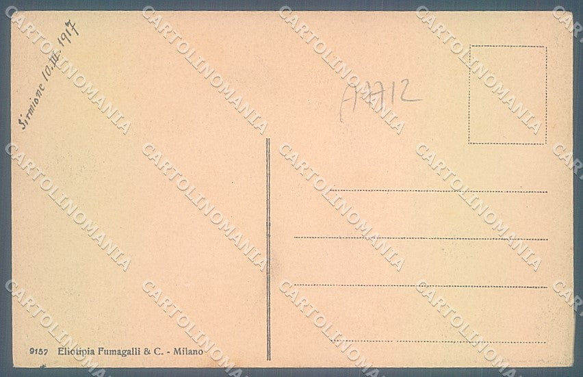 Brescia Sirmione Chiesa cartolina JK2841 – retro