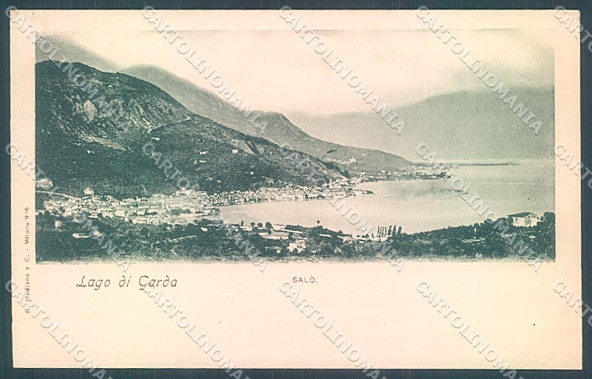 Brescia Salò Lago di Garda Modiano 916 cartolina JK2845 – fronte