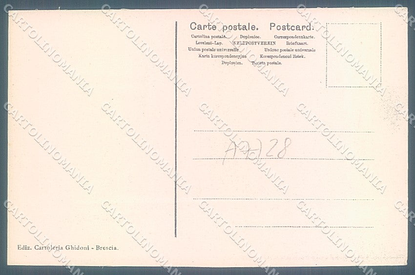Brescia Città Interno Cattedrale cartolina JK2850 – retro