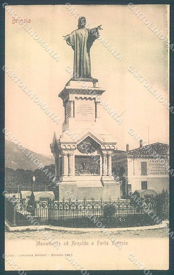Brescia Città Monumento Arnaldo Porta Venezia cartolina JK2853 – fronte